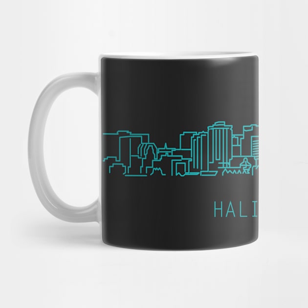 Halifax skyline line art by scotmccormack